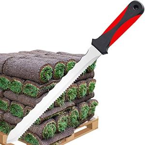 Keyfit Tools Sod Knife Stainless Steel Blade Sod Cutter Trim New Sod Around Landscape Edging Beds & Sunken Overgrown Sprinkler Heads Like Hunter PGP Raise Repair Adjust Remove Sprinkler Guard