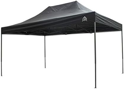 All Seasons Gazebos - Tonnelle pop-up 3x4.5m entièrement imperméable - Noir