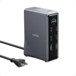 Anker Prime Docking Station, 14-Port with 160W Max Output, 10Gbps Fast Data Transfer, Real-Time Smart Interface, Audio and Ethernet Ports, Dual 4K Displays for Dell, MacBook, and More