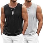 COOFANDY 2 Pack Tank Top for Men Wo