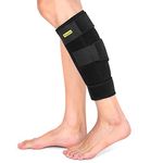 Adjustable Calf Support Brace, Right Left Calf Compression Bandage Shin Splint Compression Wrap with Hook and Loop Straps for Calf Muscle Injury, Swelling, Strain, Varicose Veins, Torn Calves