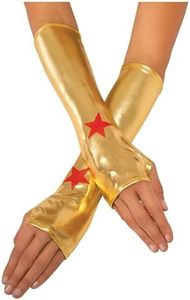 Rubie's Women's DC Comics Wonder Woman Gauntlets, Multicolor, One Size