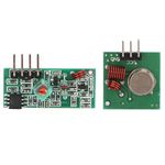 433MHz Transmitter Receiver Kit DC5V PCB High Frequency RF Module for Anti Theft Products Remote Control Switch Security Accessories