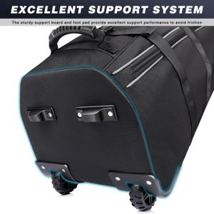 CHAMPKEY Golf Travel Bag with Wheels – Durable Rolling Case