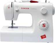 Singer 2250 Tradition Zig-Zag Sewing Machine, 10 Built-in Stitches, 23 Stitches Functions (White) with 70W Powerful motor & Feed dog with 106 Teeth in 6 Rows-Get Free Online Interactive Master Class