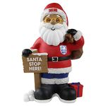 Forever Collectibles UK FOCO ENGLAND FA 10 INCH RESIN HIGH END SANTA WH