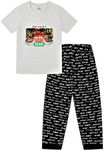 FRIENDS Ladies Central Perk Pyjamas for Cafe TV Show Black White (8-10)