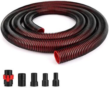 Shop-Vac Premium Universal Hose Plastic 12'X 1-7/8", Vacuum Hose Compatible with Rigid, Dewalt, Husky, Craftsman, Bauer, Masterforce Vacuum Cleaners