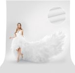 CPLIRIS 10x20ft White Backdrop for 