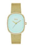 Gold Watch for Womens Stainless Steel Mesh Band Ladies Waterproof Analog Quartz Wristwatch Small Bracelet Watch