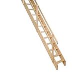 Dolle Lisbon Wooden Space Saver Staircase Kit (Loft Stair) - Suitable for a Floor Height up to 2835mm