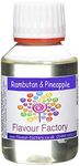 Flavour Factory Liquid Food Flavourings 100ml Fruit selections (Rambutan & Pineapple)