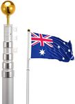 HC Display 6.1M Telescopic Flag Pol