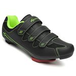 Cycling Shoes for Men Women Compatible with Peloton Bike SPD & Delta for Indoor Spin Cycle Road Bike Shoes with Delta Cleats Included, Black GR 41