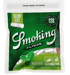 Smoking Filters Menthol Slim Size Packet (120 Filter Tips) (Pack of 1 Pouch) + Smoking Special 34 Tips(Pack of 1 Booklet)