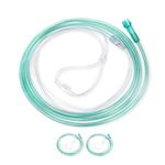 Synocare Nasal Cannula For Oxygen with Soft Touch, Universal Connector for Adults (Pack Of 2, 7 Feet)