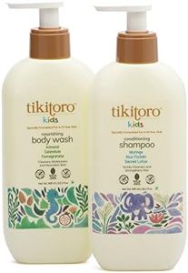 Tikitoro Kids Daily Essentials Combo,100% Vegan Nourishing Body Wash & Conditioning Shampoo, No Parabens & Sulphates (Age: 4+ Years) (300 ml x 2)