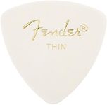 Fender 346 Classic Celluloid Guitar Picks 72-Pack - White - Thin