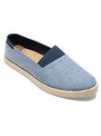 Quiksilver Men's ESPADRILLED Shoe, Blue/White/Blue, 5.5 UK