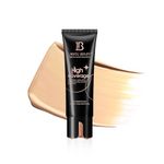 Lakyou Beuty High Coverage Tube Foundation | Weightless | Matte Effect | Long Lasting | Waterproof Base Foundation | Shade-03 (Natural Beige) | 80ml