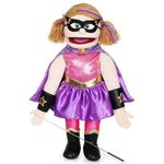 25" Superhero, Peach Girl, Full Body, Ventriloquist Style Puppet