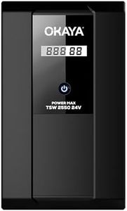 Okaya Inverter Power Max 2550 True Sine Wave 2000VA/24V for Home, Office and Shop (Supports 2 Inverter Battery of 24V)