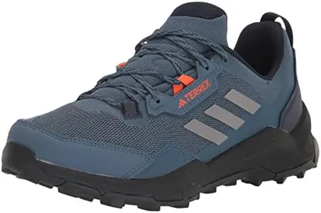 adidas mens Terrex Ax4 Wonder Steel/Grey/Impact Orange 9.5