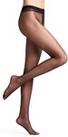 FALKE Womens Lunelle Tights, Ultra Sheer Pantyhose 8 Denier, Stockings for Women, Black (Black 3009), XL (US 20-22 Ι EU 48-50), 1 Pair