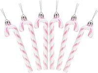 Christmas Concepts® Pack of 6-13cm Glitter Candy Cane Christmas Tree Decorations