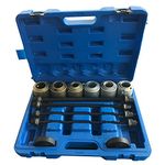 Parts-Diyer 27pcs Universal Press and Pull Sleeve Kit Manual Bushing Installation Removal Set Bearing Seal Bush Remove Insertion Sleeve Tool w/Case