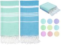 Haleey 2 Pack Turkish Cotton Beach 