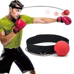 MDM HUB Fighting Ball Muay Thai Exercise Fighting Ball Boxing Equipment with Head Band for Reflex Speed Training (Gym 2)