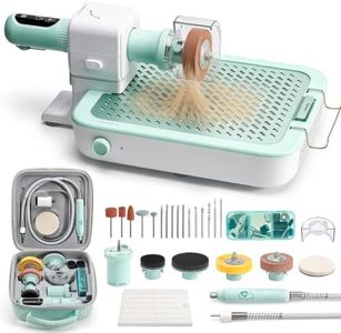 Resiners Cordless Rotary Tool Workstation, with Detachable Torque Adapter for Polishing, Sanding, Drilling, Carving, DIY Craft (113 Pcs Rotary Tool)