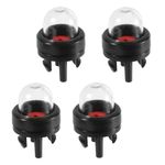 4pcs Snap in Primer Bulb Pump, Carburetor Primer Bulb Replacement Primer Bulbs Compatible with Poulan Echo Chainsaws Ryobi BP42 Homelite Bolens Walbro 188-512 WT-23A Trimmer Blower