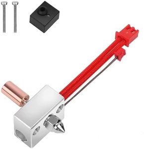 CR Official Sprite Extruder Heater Block Upgrade Kit - 300℃ High Temperature Pro, Bimetal Copper Titanium Heatbreak Plated Copper Nozzle, Compatible with Ender 3 S1,S1 Pro, CR-10 Smart Pro