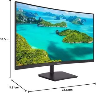 Philips 24" Curved FHD Monitor – 75Hz, VA, 4ms, FreeSync, HDMI/VGA