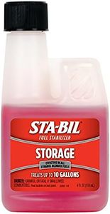 STA-BIL Storage Fuel Stabilizer - Guaranteed To Keep Fuel Fresh Fuel Up To Two Years - Effective In All Gasoline Including All Ethanol Blended Fuels - For Quick, Easy Starts, 4 fl. oz. (22205) , Red