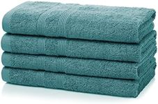 Premium Hand Towels, 100% Cotton, Ultra Soft and Highly Absorbent 500 GSM Extra Large Hand Towels, Hotel & Spa Quality Hand Towels Kingfisher Pack 2