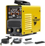 haxiaoer ARC Welder 240V Full Kit - 2 in 1 205A MMA Lift TIG Stick Welder with Digital Smart LCD Display Inverter Arc Welding Machine, IGBT, 10 Welding Rods