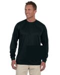 Augusta Sportswear Wicking Long Sleeve Sun Protection Athletic Shirt for Running, Hiking, Fishing, and Outdoor Activities, Black, XX-Large