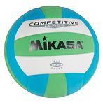 Mikasa Competitive Class Volleyball (Green/White/Blue)