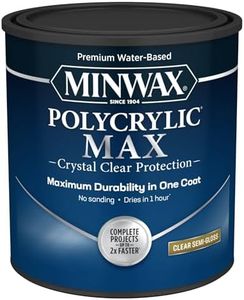 Minwax® Polycrylic® Max, Semi-Gloss, Clear, 1 Quart