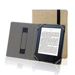 ENJOY-UNIQUE Natural linen Case Cover for 6" ebook Reader universal hemp Case Cover for sony/kobo/tolino/pocketbook 6inch ebook reader (Sahara Brown)