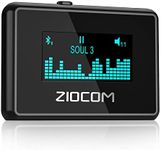 ZIOCOM 30 Pin Bluetooth Adapter Receiver for Bose iPod SoundDock and Other 30 pin Dock Speakers, Unique LCD Display, Built-in Battery, Support 2 Devices Simultaneously(Not for Car)