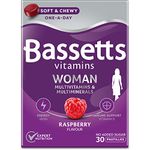 Bassetts Vitamins Woman Multivitamins & Multiminerals Raspberry Flavour 30 Gummy Pastilles