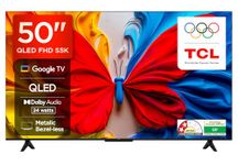 TCL 126 cm (50 inches) Metallic Bezel-Less, FHD Smart QLED Google TV 50S5K