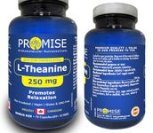 🇨🇦 75vcaps L-Theanine, 250mg, Extra Strength. Promotes Relaxation, Nervous System, Calmness, Made In Canada