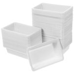 VILLCASE 100pcs Dis-posable Plastic Trays, Instrument Tray Medical Instrument Rectangular Tray Experiment Trays Organizer Holder Weighing Dishes for Lab