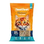 Premium 100% Natural Cat Litter Wood Pellets | Ultra Absorbent | Biodegradable Untreated Organic Wooden Cat Litter | Effective Odour Control Kitten Cat Litter | 30L | No Nasties | Antibacterial