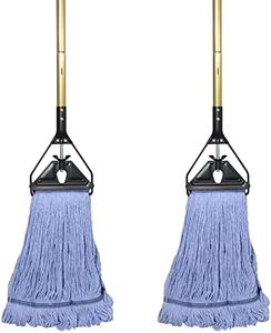 Midoneat Mop, Heavy Duty Loop End String Mop, Commercial Industrial Grade Mop for Floor Cleaning, 2 Packs